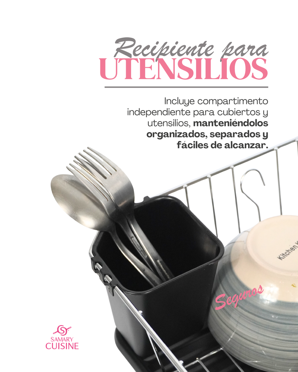 Escurridor un piso de Acero Inoxidable - DISH DRAINER