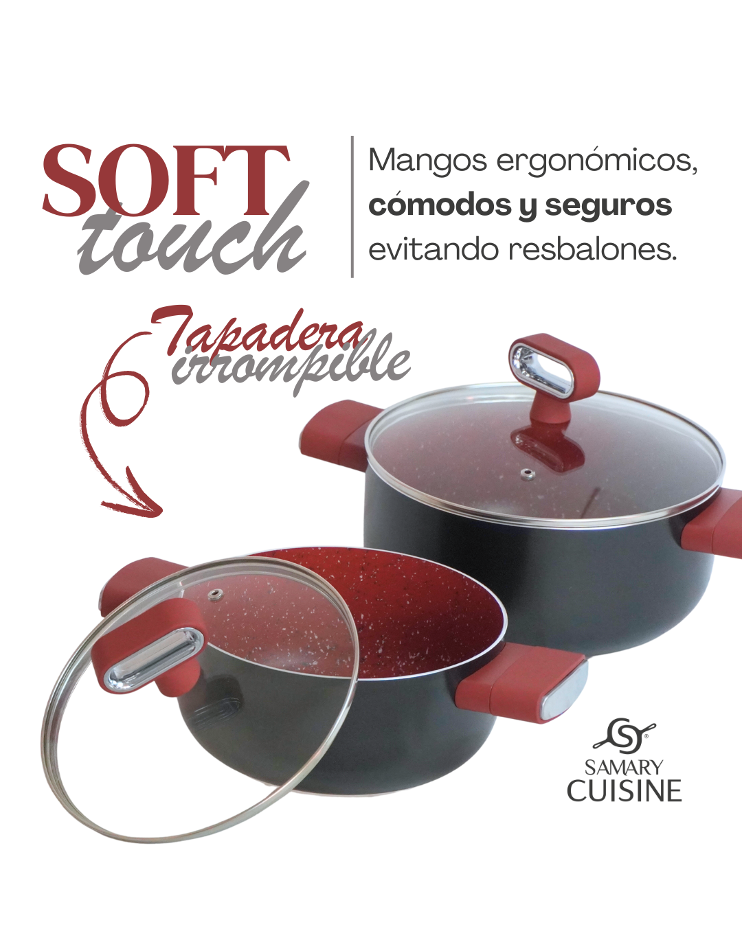 Bateria De Cocina Capri 10 Piezas Antiadherente De Ceramica