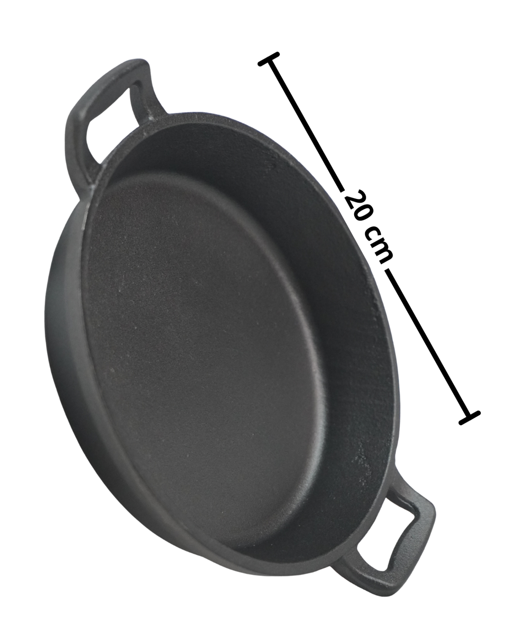 Cacerola Grill 18, 20 cm hierro c / tabla