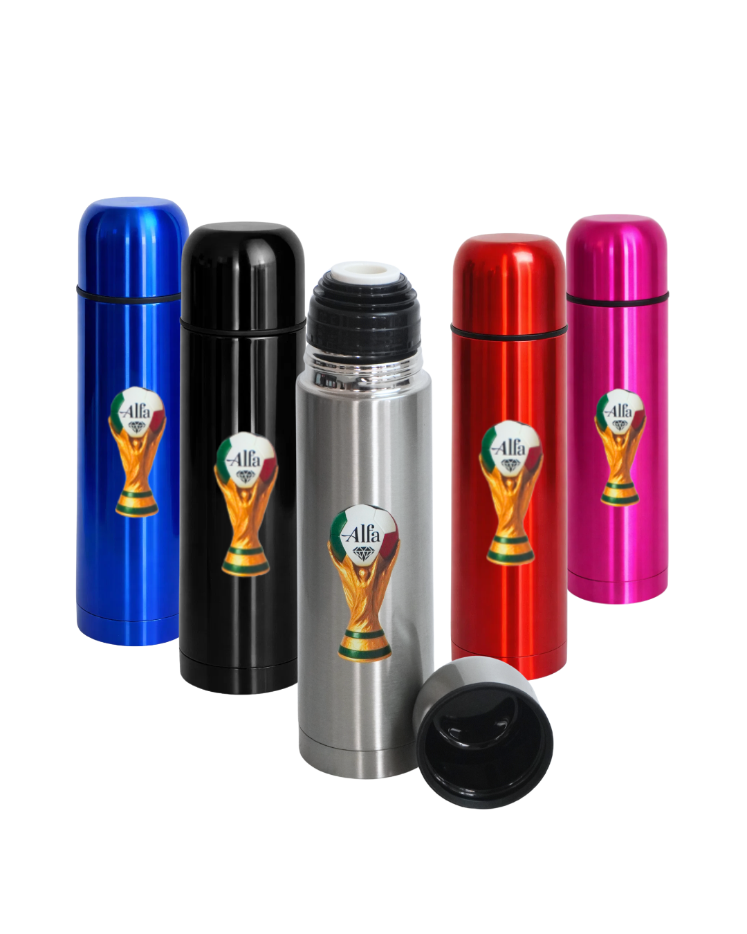 Termo de Acero Inoxidable - ALFA 500 ml, 750 ml y 1 lt