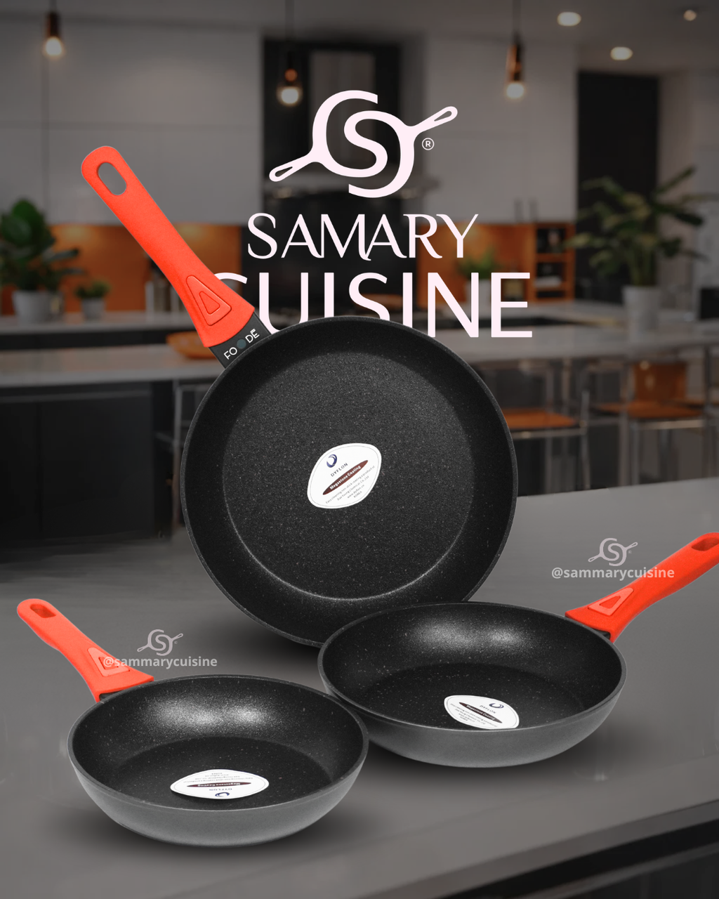 Sartén de Ceramica - FOODE 3pz