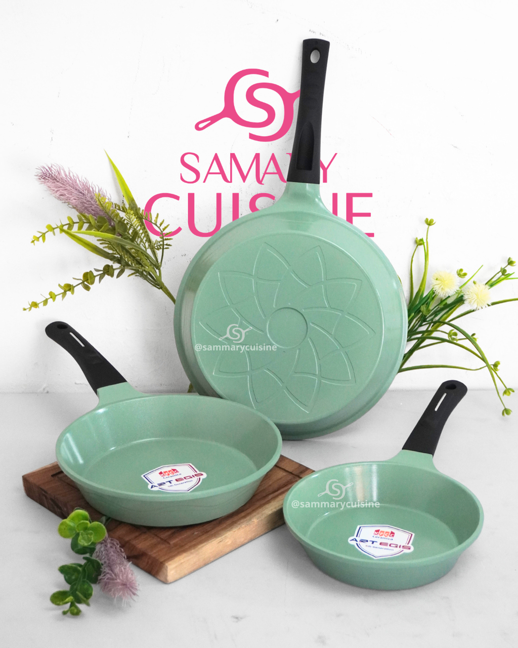 Sarten de Ceramica Becky - AMEXICOOK 3 pz
