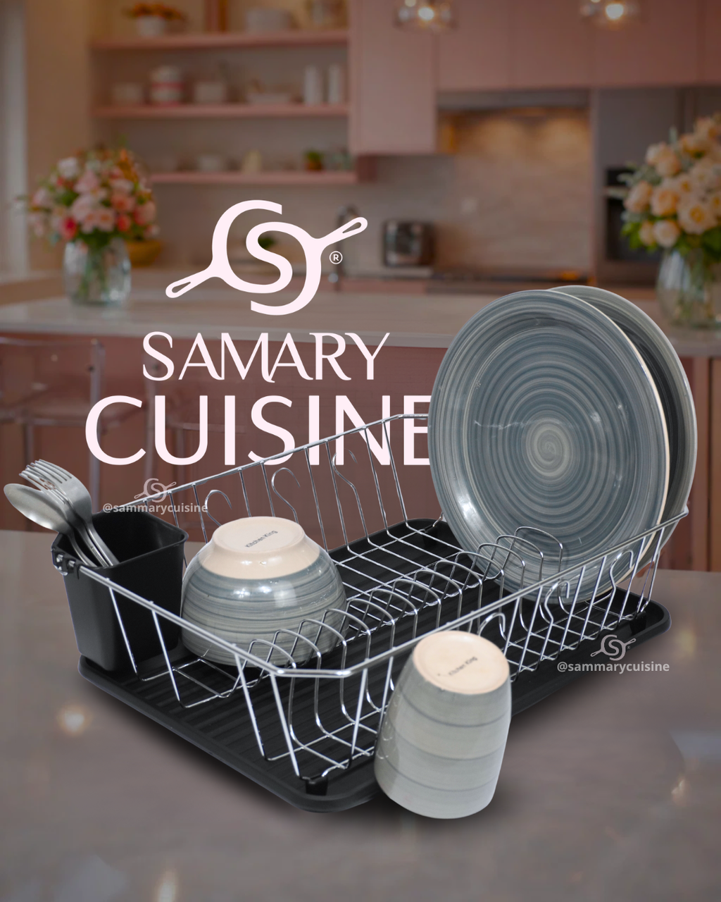 Escurridor un piso de Acero Inoxidable - DISH DRAINER