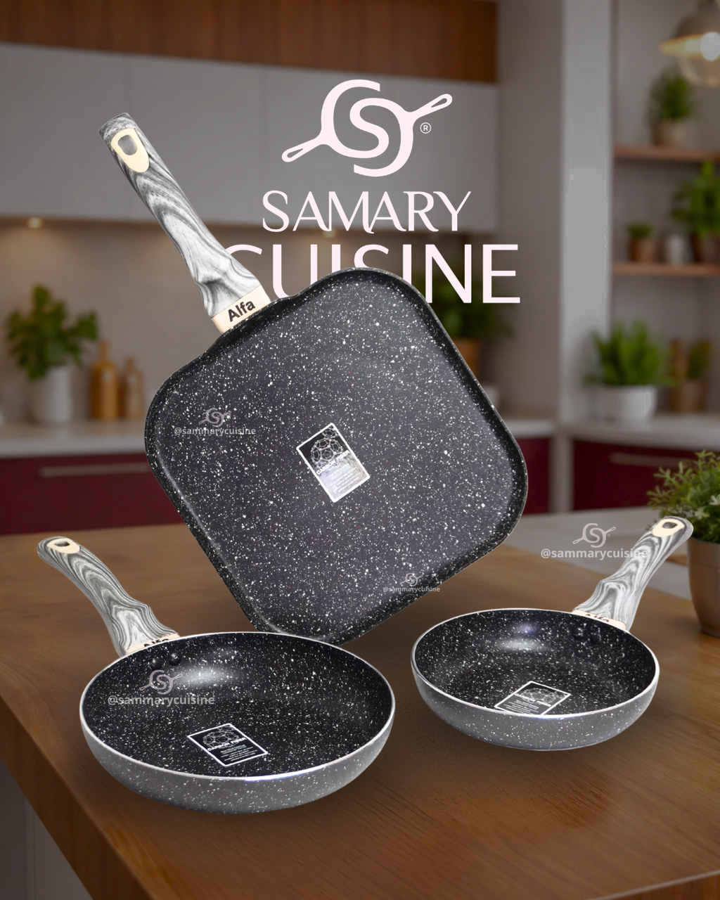 Set 3 Sartenes Canada - ALFA 3 pz comal + Comal