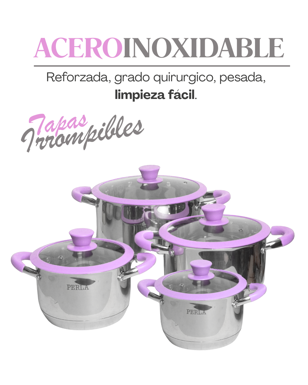 Claudia - PERLA 12 pz (4 ollas)