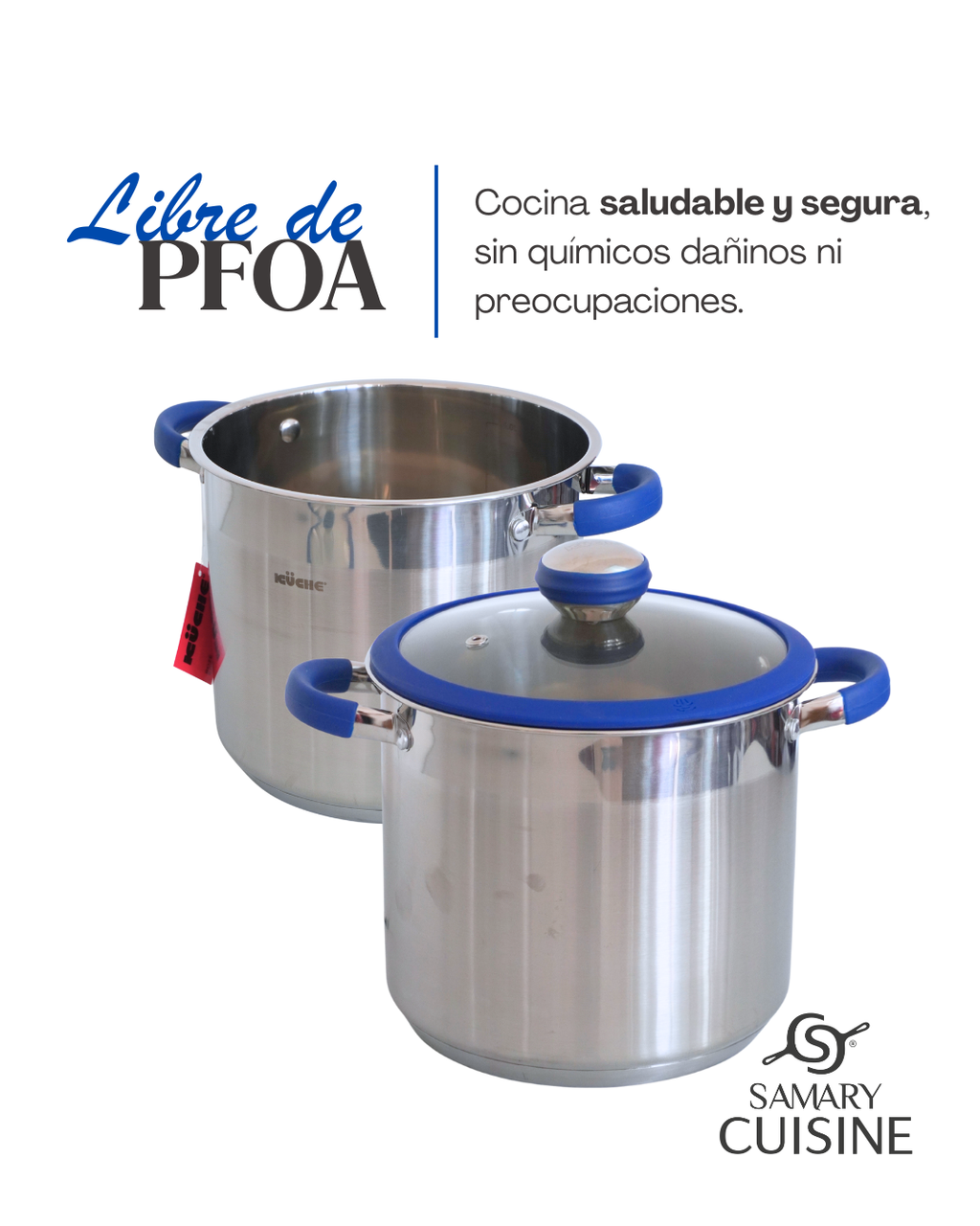 Juego Ollas Roze 8 Pz Tapa Irrompible Silicon 5, 7, 8 Y 10 L