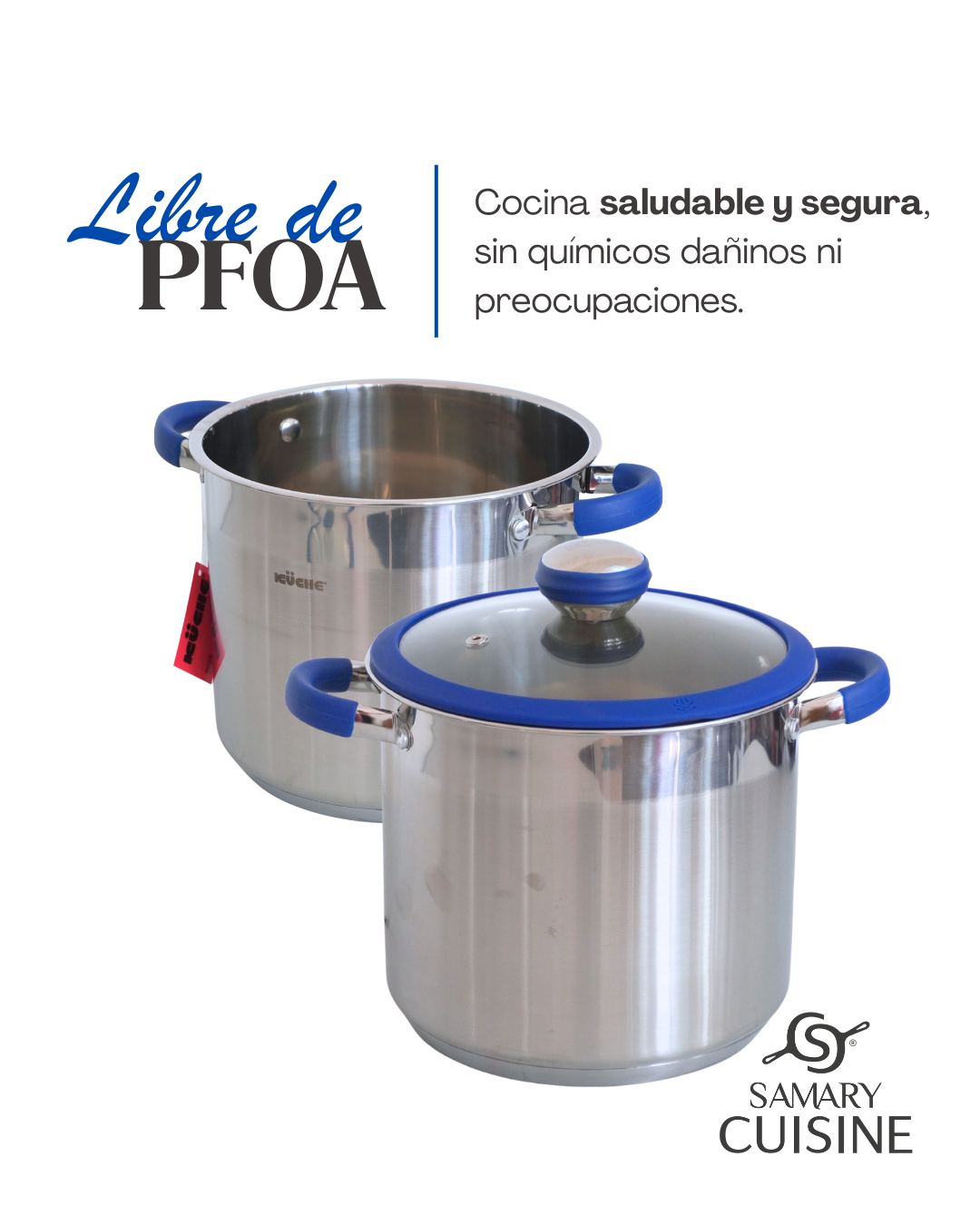 Juego Ollas Roze 8 Pz Tapa Irrompible Silicon 5, 7, 8 Y 10 L