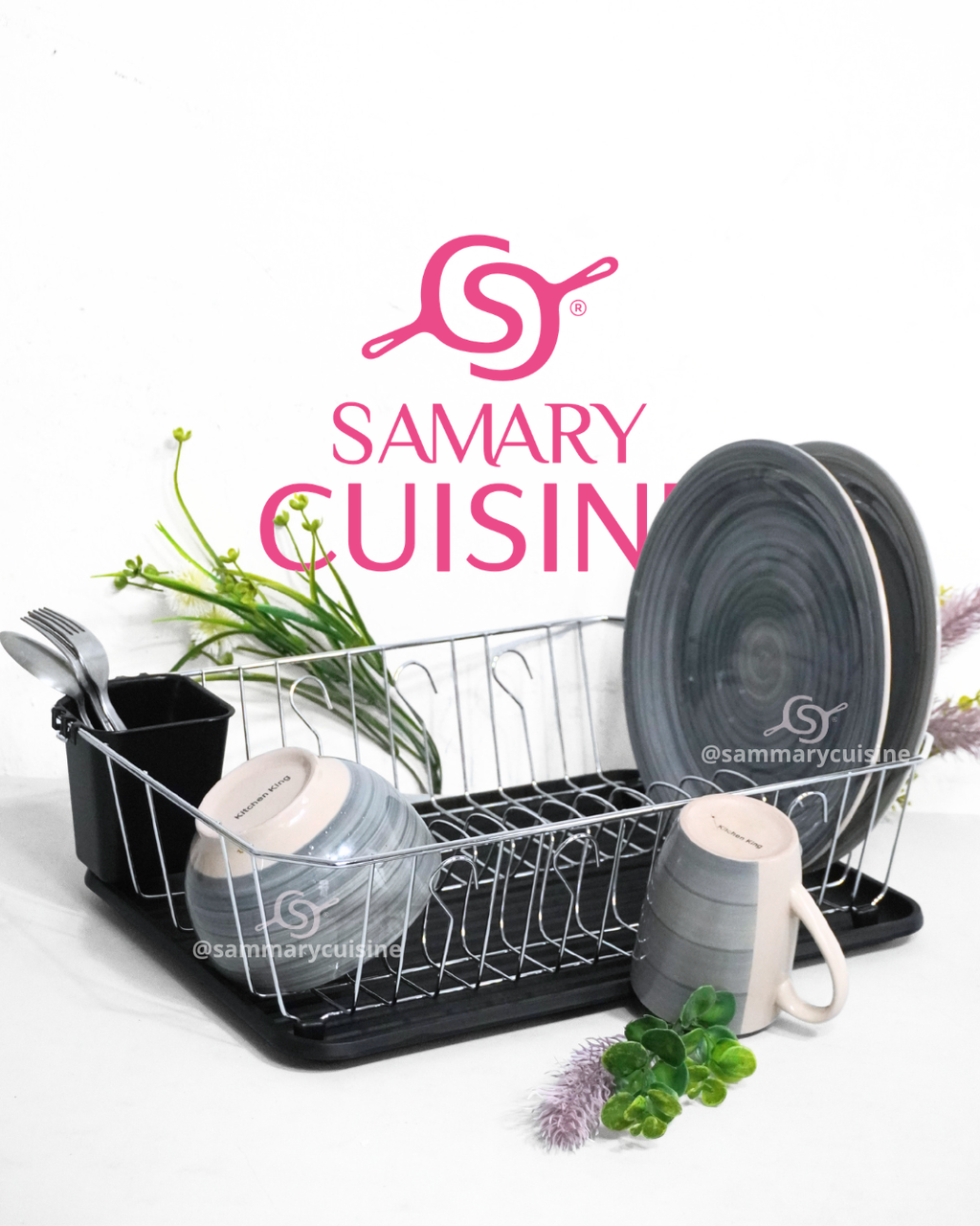 Escurridor un piso de Acero Inoxidable - DISH DRAINER