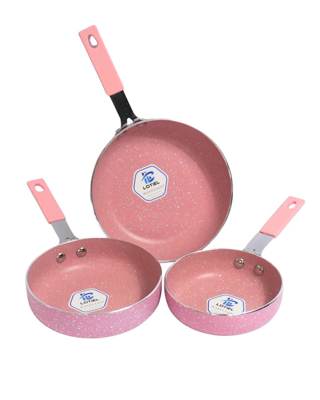 Mini sartenes - ALFA 3 pz Antiadherentes de Ceramica