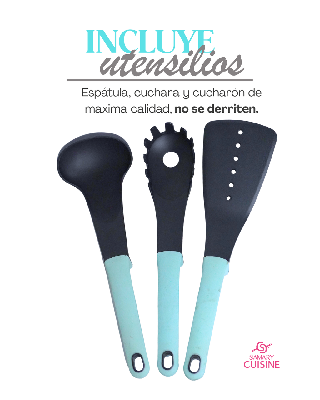 Batería De Cocina Kung Fu Master 15 Pz Antiadherente Ceramic