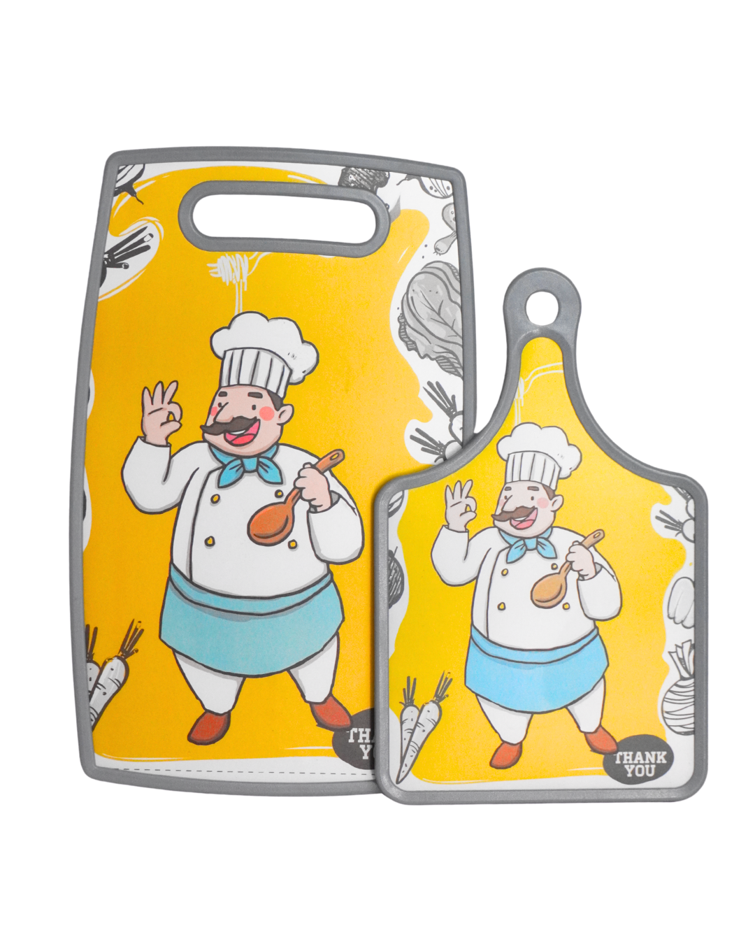Duo de tabla para picar. Para cocina Plástico + cuchillo