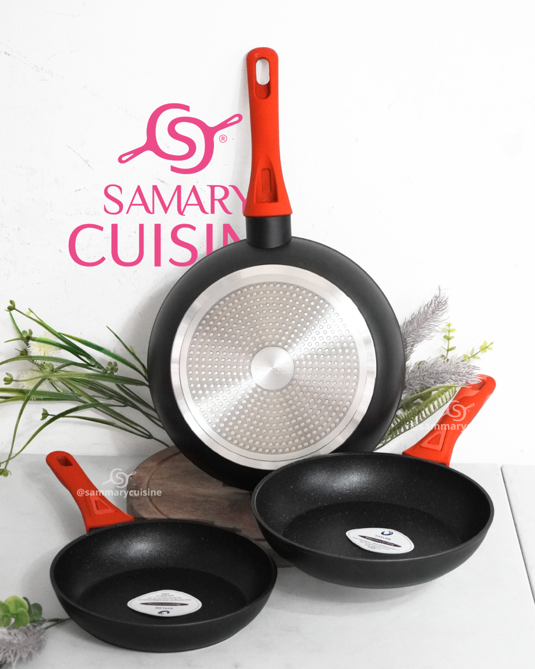 Sartén de Ceramica - FOODE 3pz