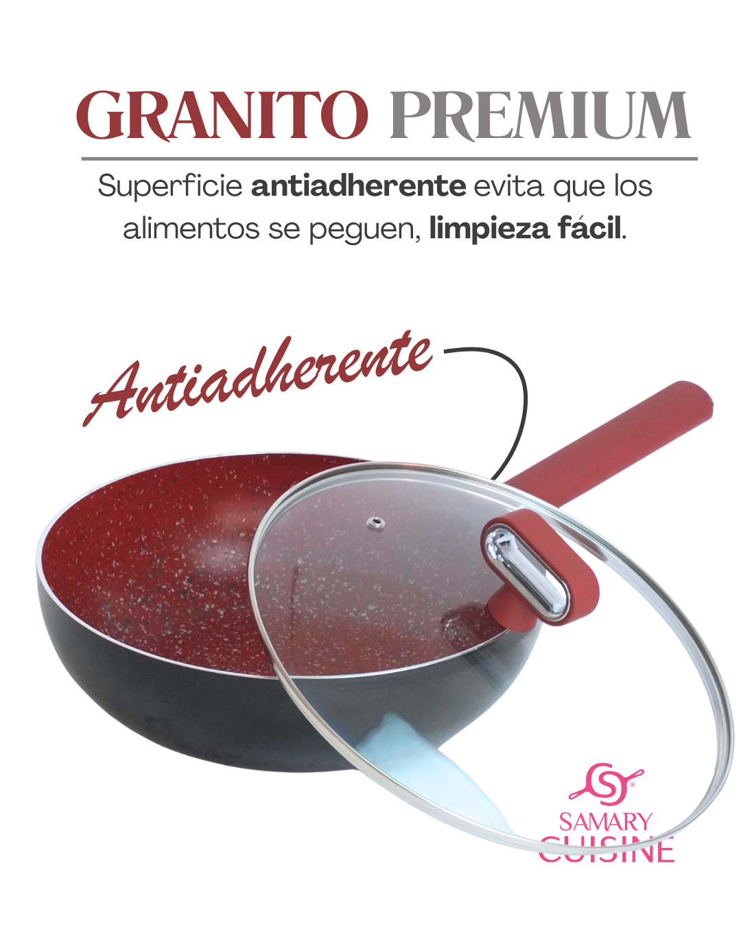 Bateria De Cocina Capri 10 Piezas Antiadherente De Ceramica