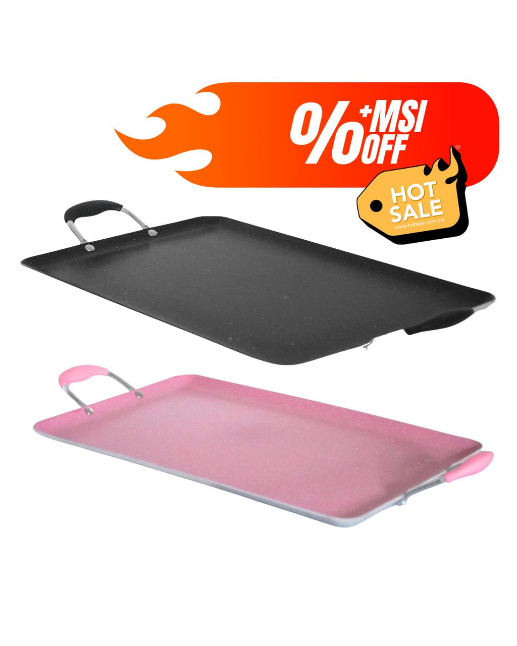 Comal  cerámica antiadherente - DRAGON CHEF 1pz para doble hornilla