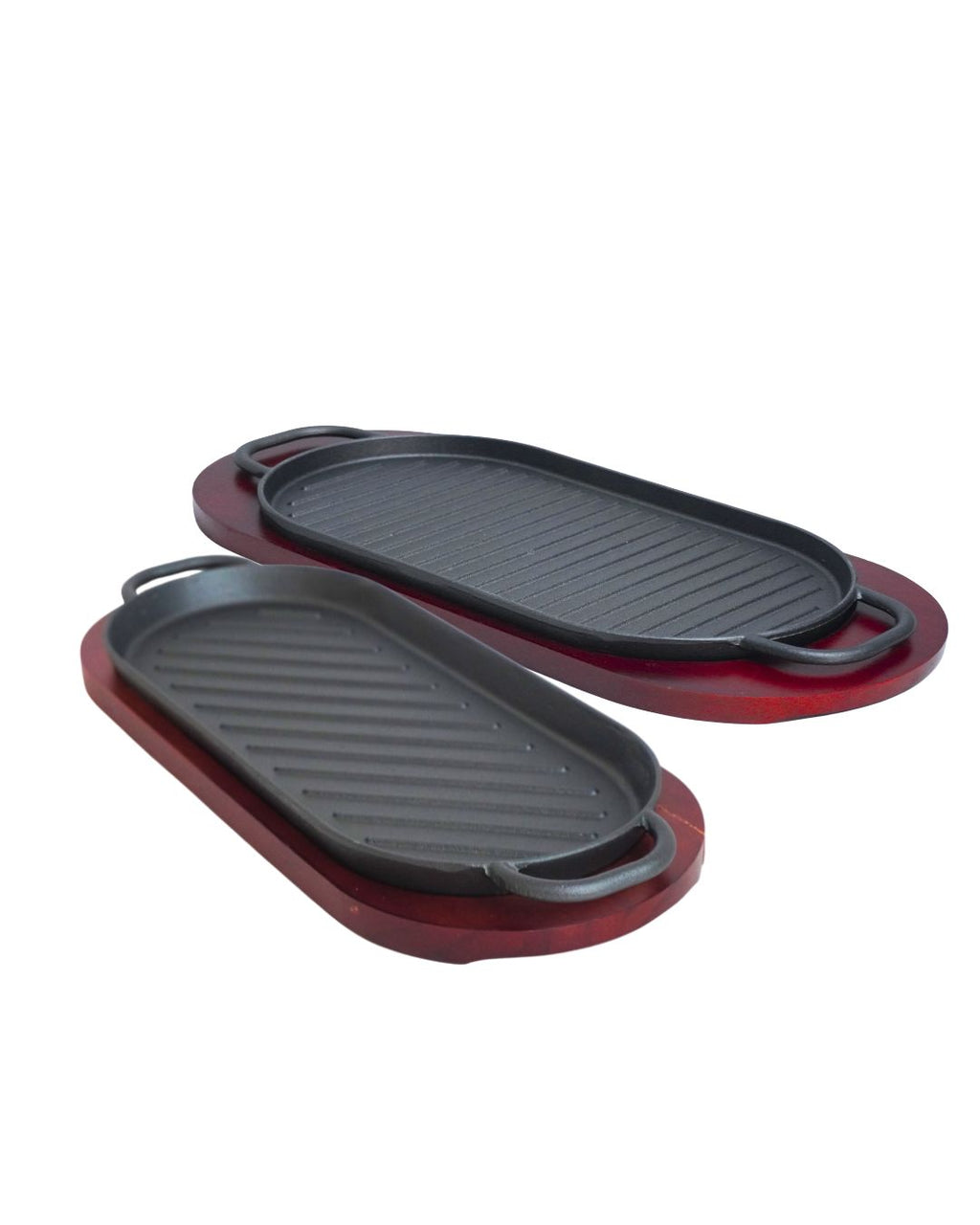 Grill Ovalado 38, 42  cm de hierro c/ tabla - GRILL