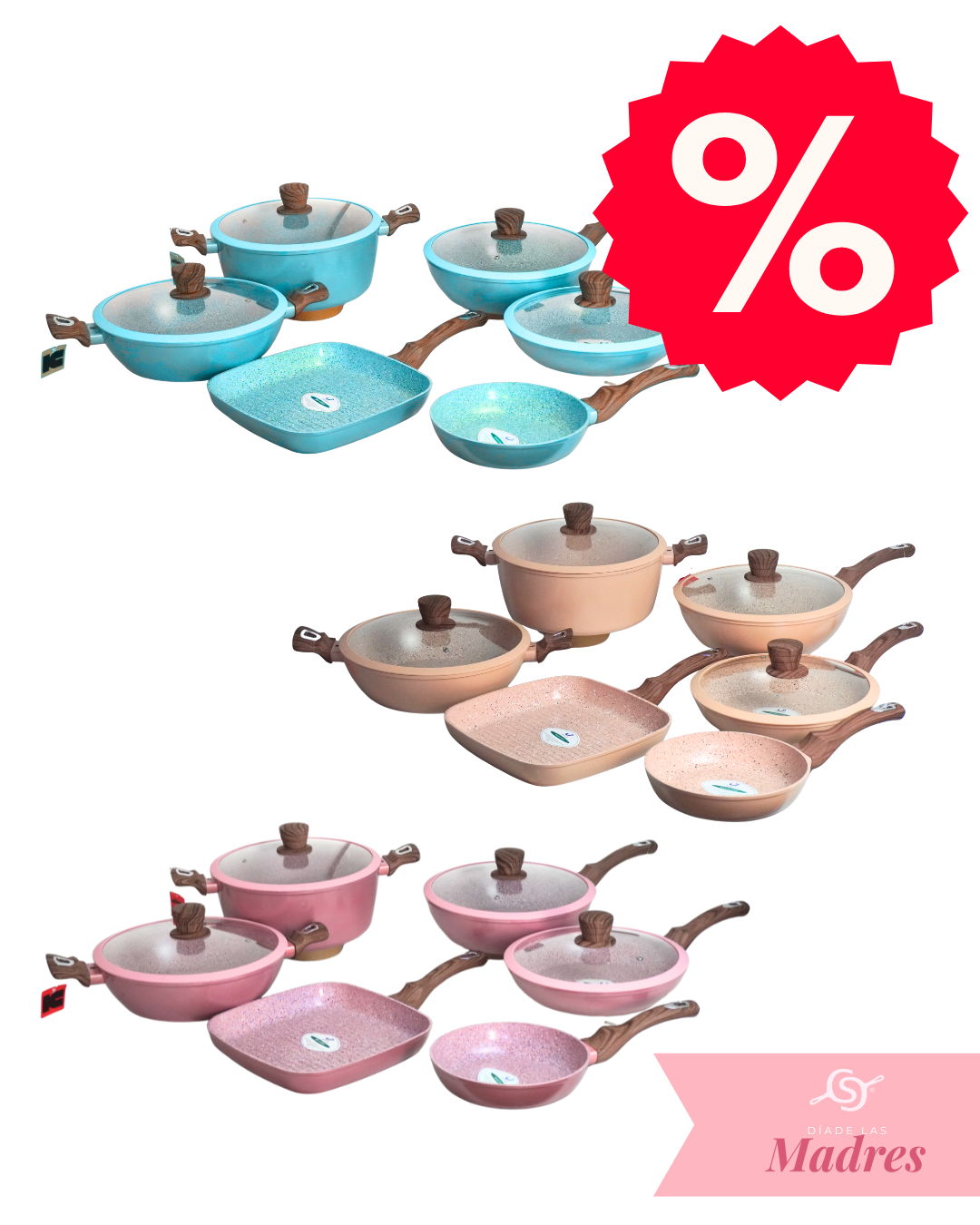 Batería de Cocina JAMILA 10 pz
