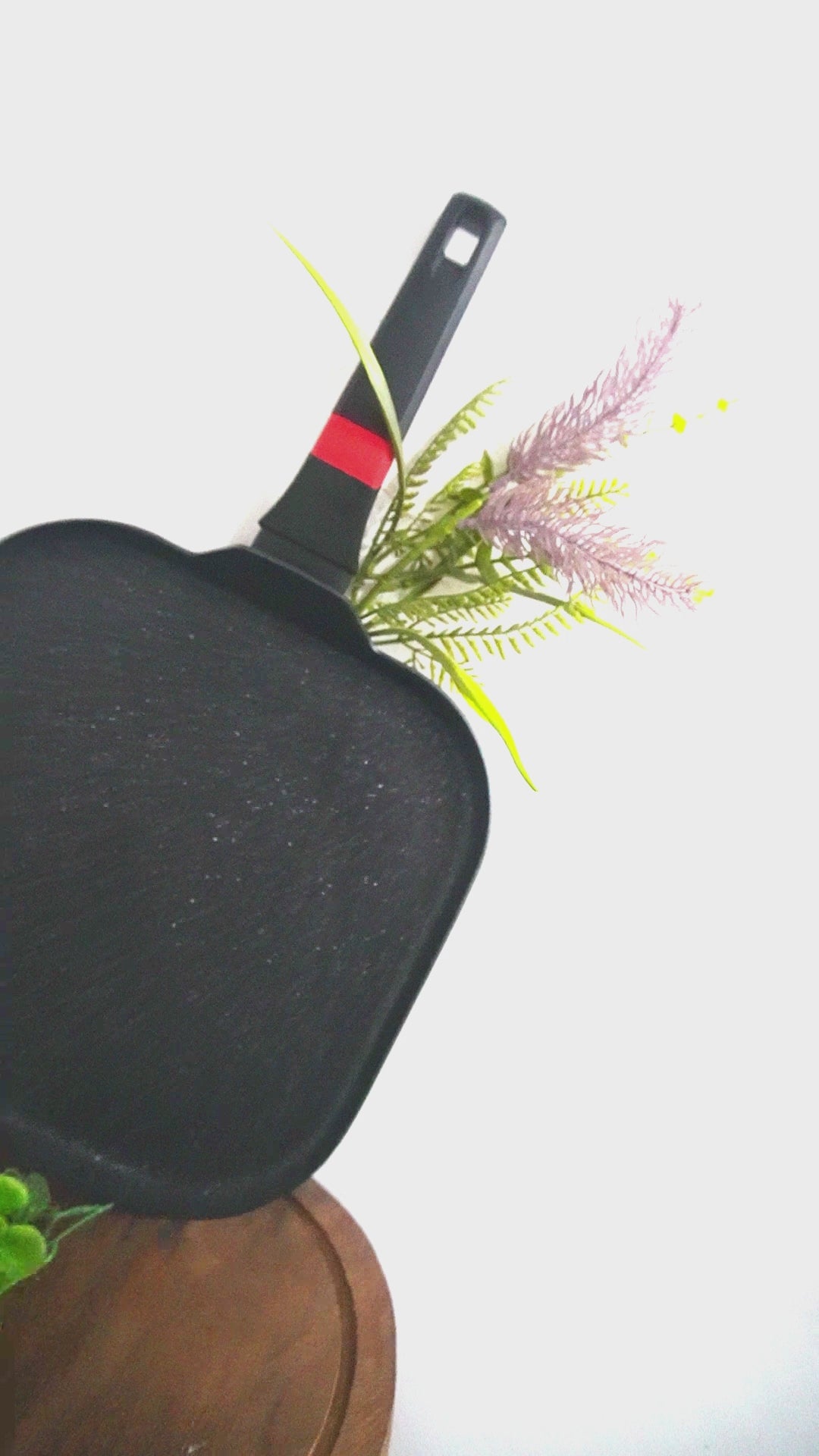 Comal con mango cerámica antiadherente - SWISS SILVER 1pz para una hornilla